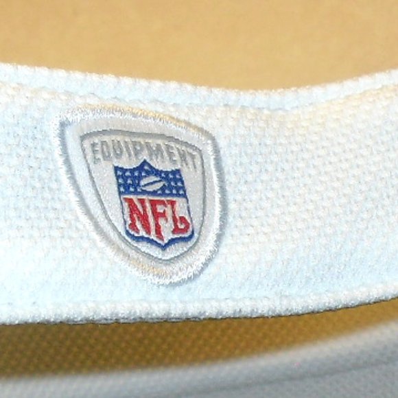 Baltimore Ravens Equipment Reebok Adult Visor Hat One Size Fits White New Nfl - Picture 3 of 3